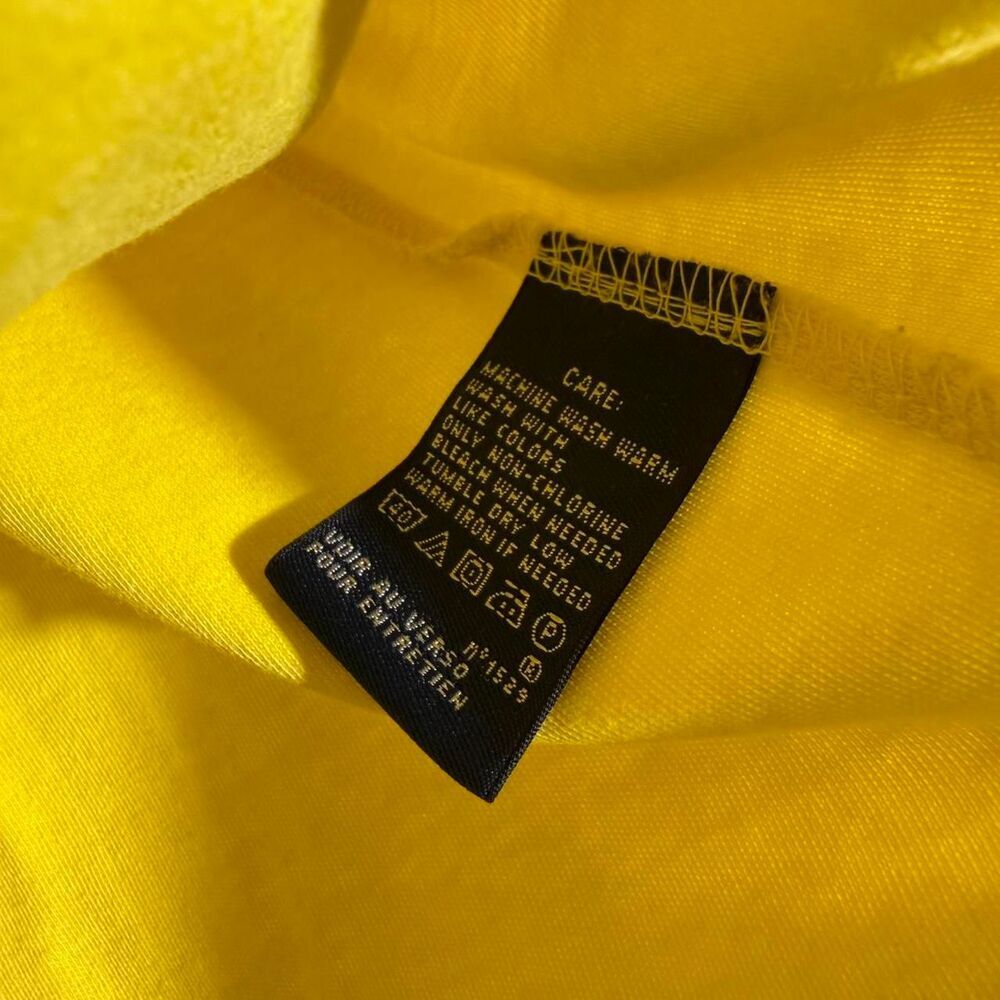 Ralph Lauren Sport Bright Yellow Sleeveless Polo Tank | Size M | Golf preppy top - Picture 5 of 9